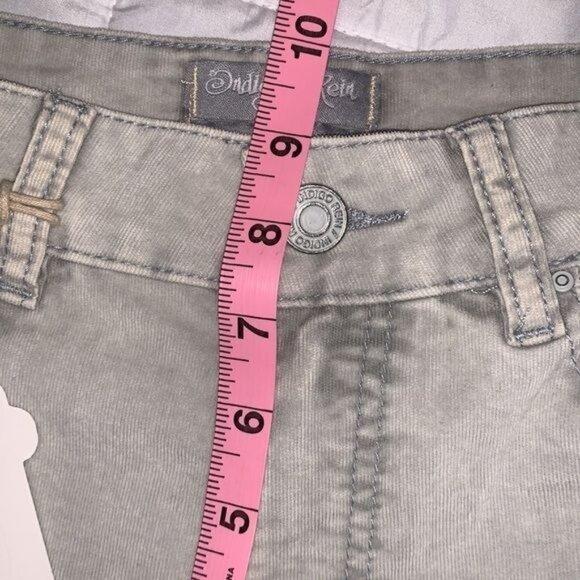 Indigo Rein Womens Flex Skinny Jeans Size 7 Light Taupe Denim Stretch Mid-Rise C - Picture 9 of 11